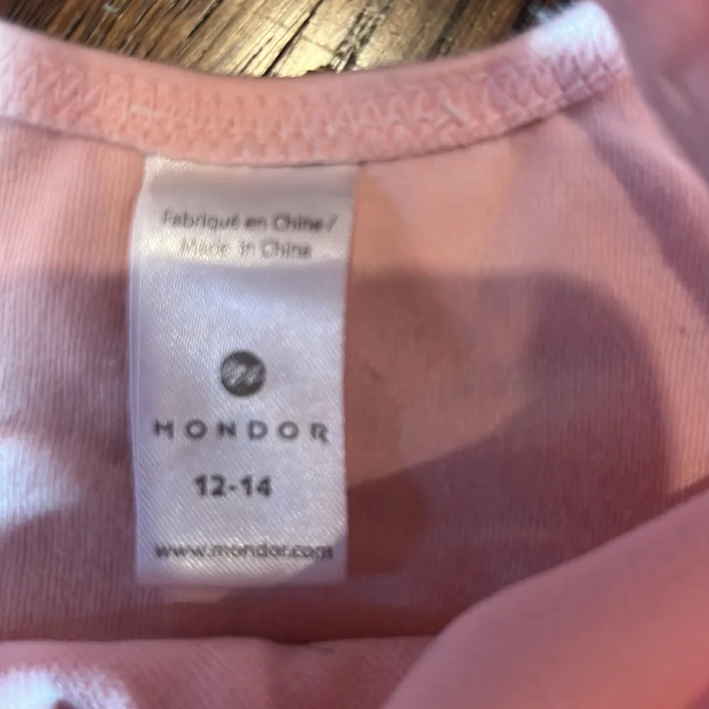 Mondor ballet leotard 12-14 girls pink